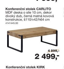 Konferenční stolek CARLITO