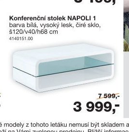 Konferenční stolek NAPOLI 1