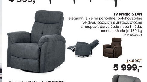 TV křeslo STAN