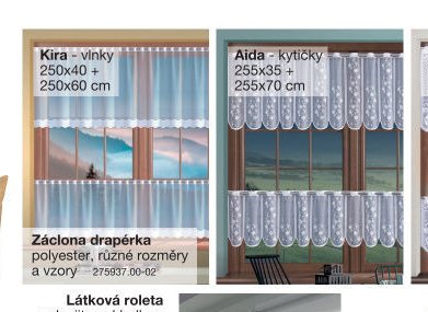 Záclona drapérka