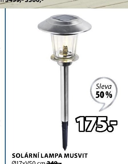 SOLÁRNÍ LAMPA MUSVIT