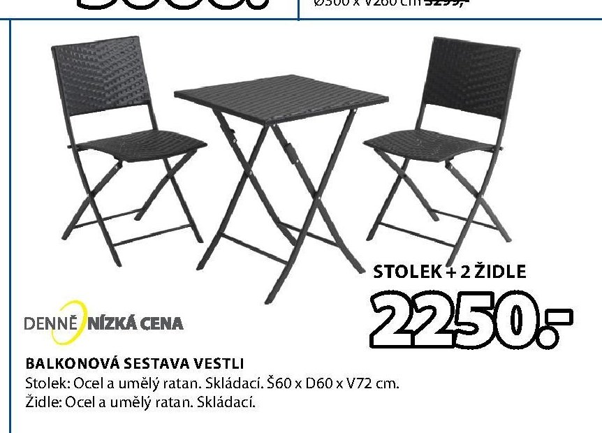 Balkonová sestava VESTLI