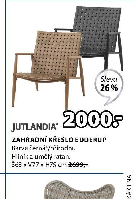 ZAHRADNÍ KŘESLO EDDERUP