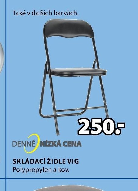 SKLÁDACÍ ŽIDLE VIG