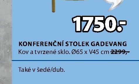 KONFERENČNÍ STOLEK GADEVANG