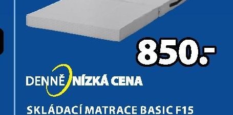 Skládací matrace BASIC F15