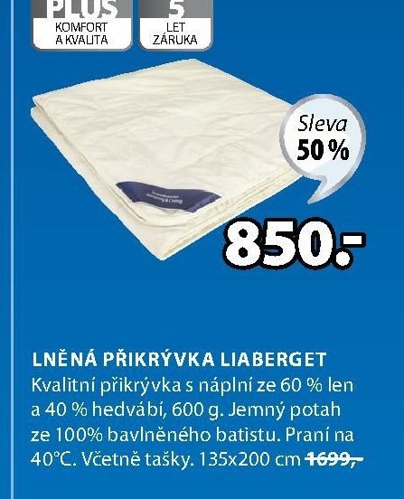 LIABERGET přikrývka
