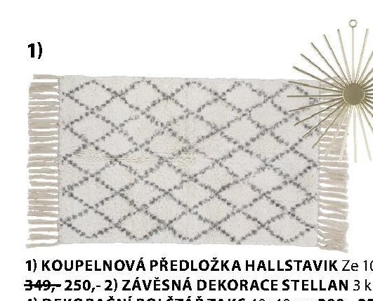 Koupelnová předložka HALLSTAVIK