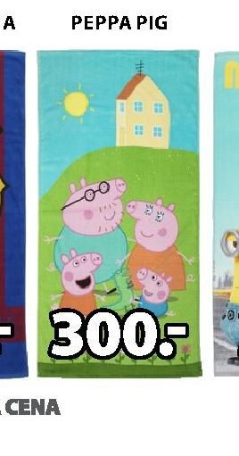 Osušky Peppa Pig