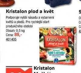 Kristalon plod a květ