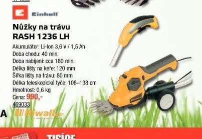 Nůžky na trávu RASH 1236 LH
