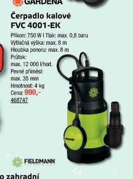 Čerpadlo kalové FVC 4001-EK