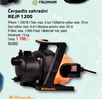 Čerpadlo zahradní REJP 1200