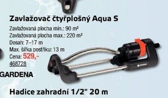 Zavlažovač čtyřplošný Aqua S