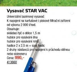 Vysavač STAR VAC