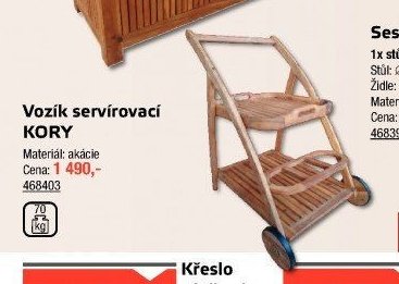 Vozík servírovací KORY