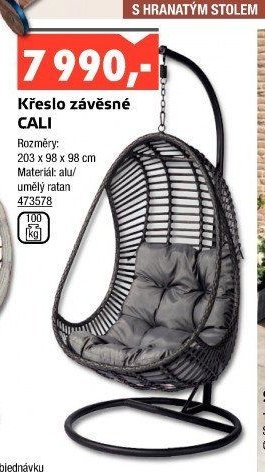 Křeslo závěsné CALI