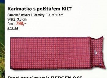 Karimatka s polštářem KILT