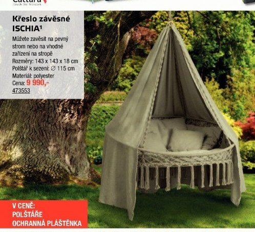 Křeslo závěsné ISCHIA