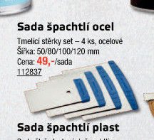 Sada špachtlí ocel