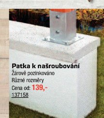 Patka k našroubování