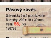 Pásový závěs