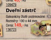 Dveřní zástrč
