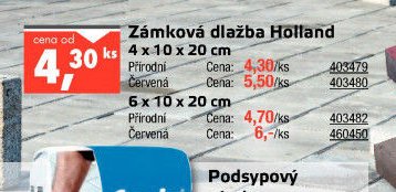 Zámková dlažba Holland