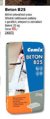 Beton B25