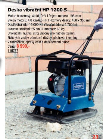 Deska vibrační HP 1200 S