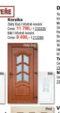 Dveře vchodové Korzika