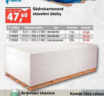 Sádrokartonové stavební desky