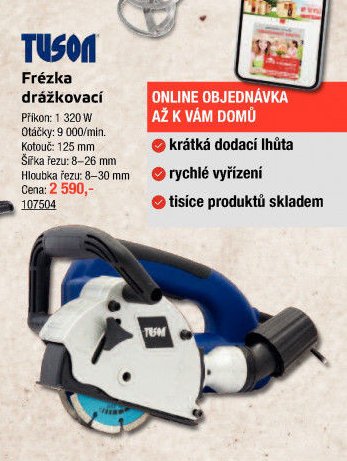 Frézka drážkovací