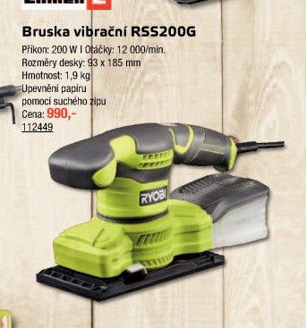 Bruska vibrační RSS200G