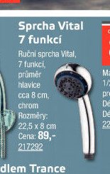 Sprcha Vital 7 funkcí