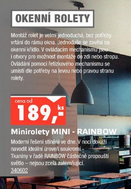 Minirolety MINI - RAINBOW