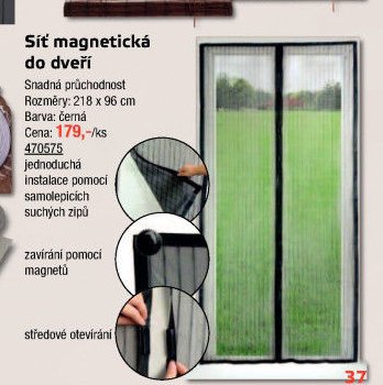 Síť magnetická do dveří