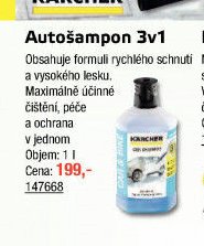 Autošampon 3v1