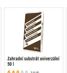 Zahradní substrát univerzální 50 l