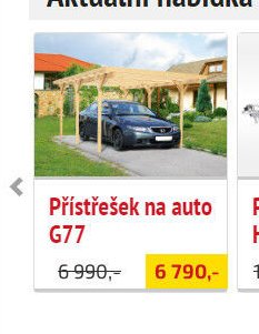 Přístřešek na auto G77