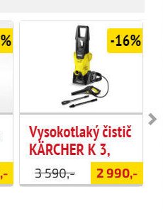 Vysokotlaký čistič KÄRCHER K 3