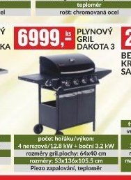 PLYNOVÝ GRIL DAKOTA 3