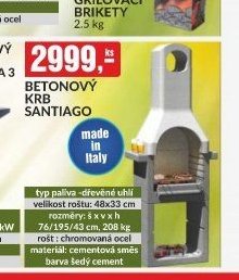 BETONOVÝ KRB SANTIAGO