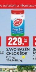 SAVO BAZÉN CHLOR ŠOK