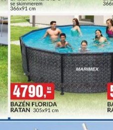 BAZÉN FLORIDA RATAN 305x91 cm