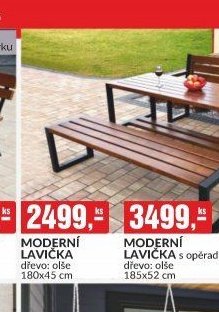 MODERNÍ LAVIČKA