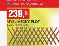 MYSLEVEKÝ PLOT 26x250x80 cm