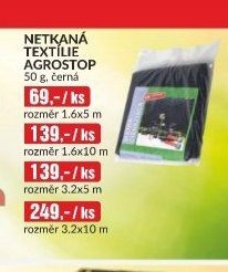 NETKANÁ TEXTILIE AGROSTOP 50 g, černá