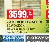 ZAHRADNÍ TOALETA