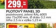 PLOTOVÝ PANEL 3D